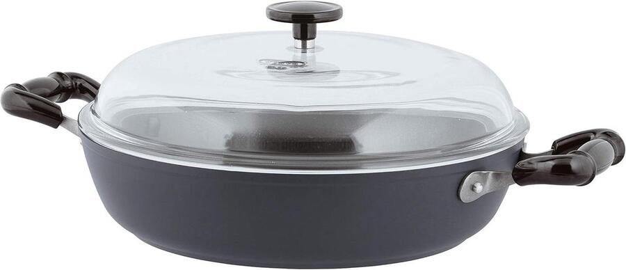Sauteerpan Koekenpan Koken Aluminium 28 cm Grijs