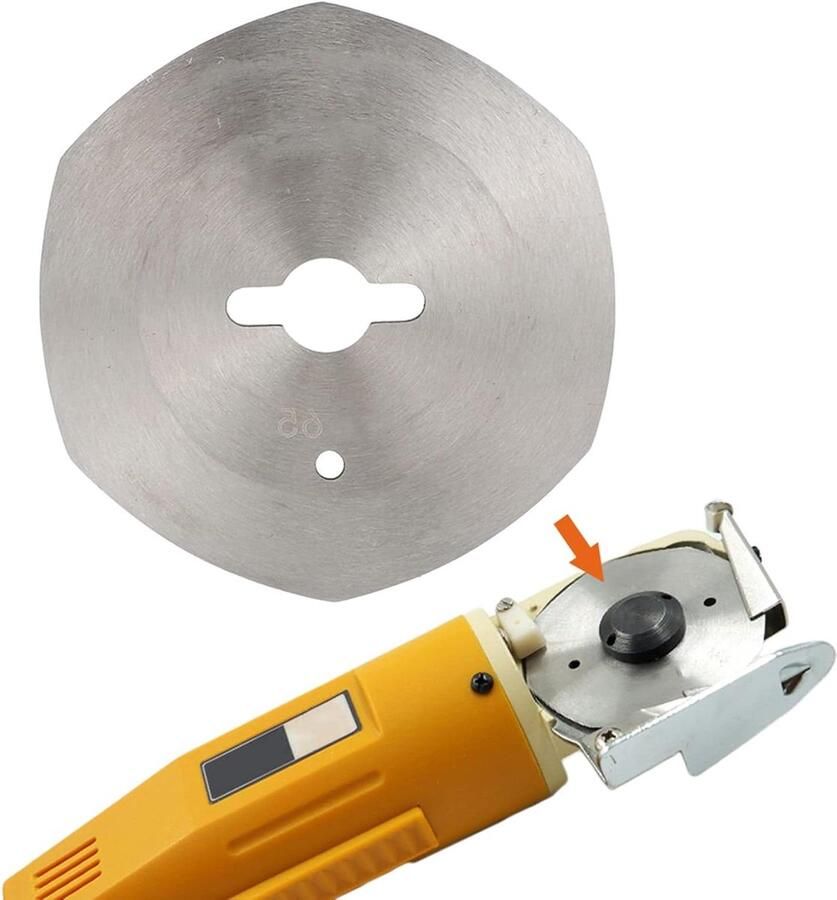 Elektrisch schaarblad roterende messen van gelegeerd staal vervanging voor snoerloze elektrische roterende snijder achthoekig mes snijder accessoire tuinschaar DIY projecten ambachtelijke toepassingen