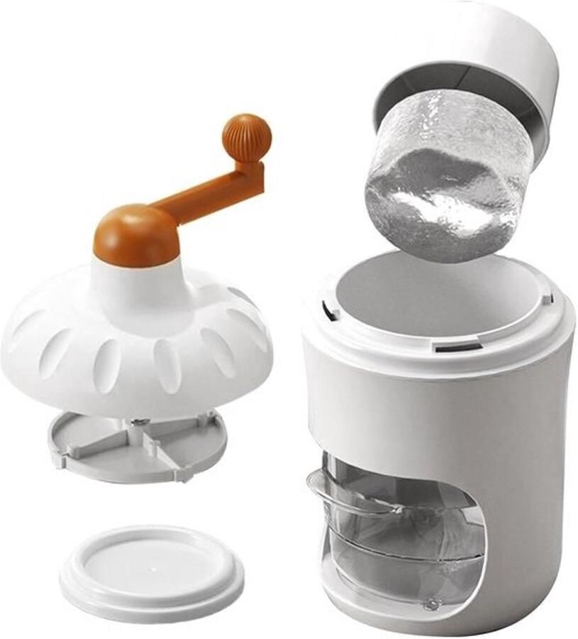 Scheermachine Sneeuwijs Maker Zelfgemaakte Drankjes Handmatig Bedienbaar 15.6 x 15.4 x 15.6 cm