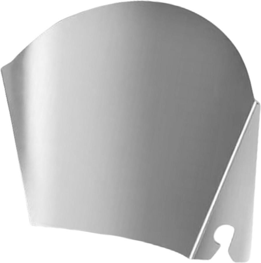 Schenkbescherming Mixer Schenkrand Mengkom Morsvrij Bakken Lekvrije Tuit 14 x 17 cm Zilver - Foto 1