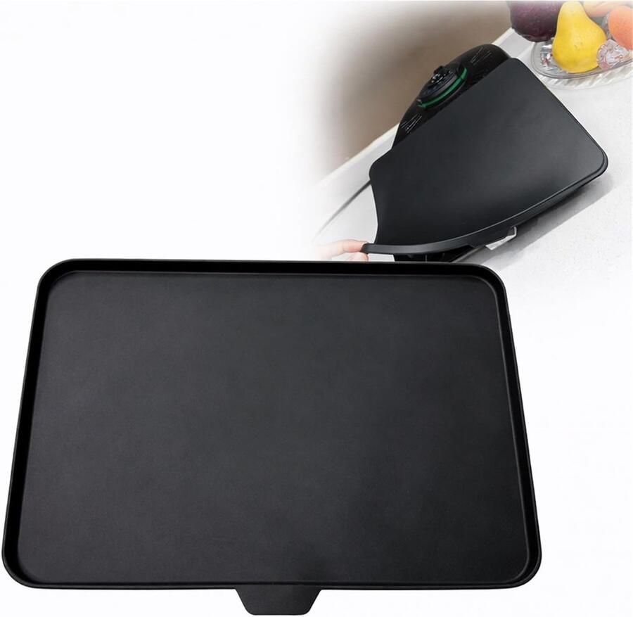 Schermprotector Keukenrobot Keukenmachine Accessoire Keukenapparaat Beschermen Met Spatelhouder 24.7 x 18.2 cm Zwart