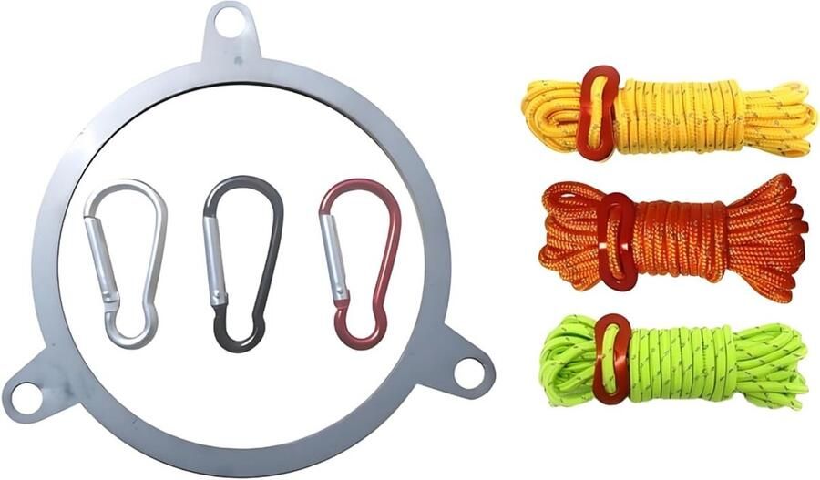 Schoorsteenpijp Winddicht Accessoires Regenkap Pijpschild Buiten Koken Roestvrij Staal 7 cm pak Zilver