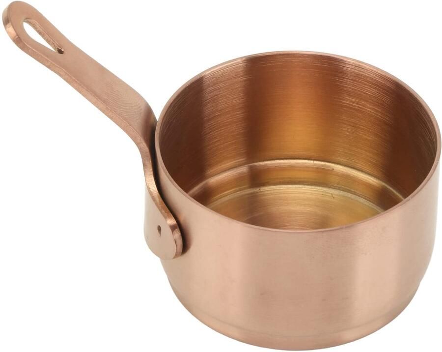 Schotel met handvat 4 stuks roestvrijstalen sausschotels dipkom set dip mini kommen specerij kopjes kleine sauskommen voor specerijen roségoud (100 ml)