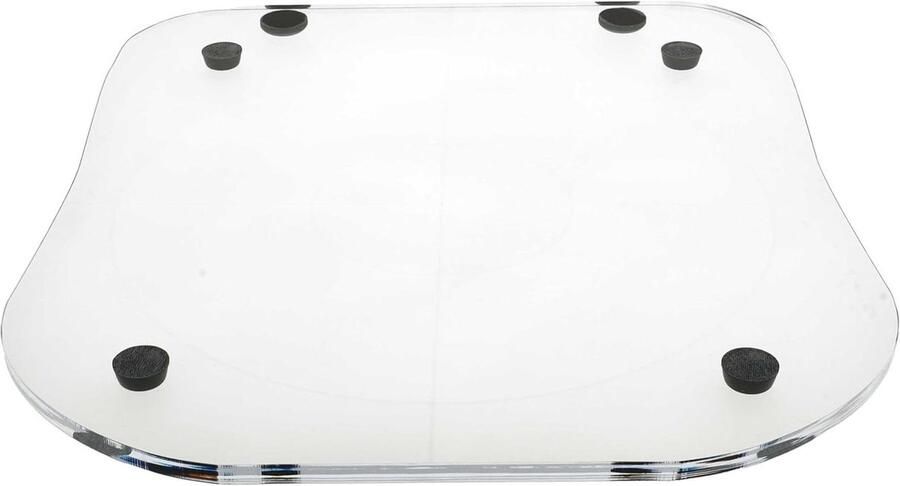 Schuifmat Keukenmachine Glijplaat Basis Apparaat Verplaatsen Beschermt Aanrecht 34x29 cm Transparant
