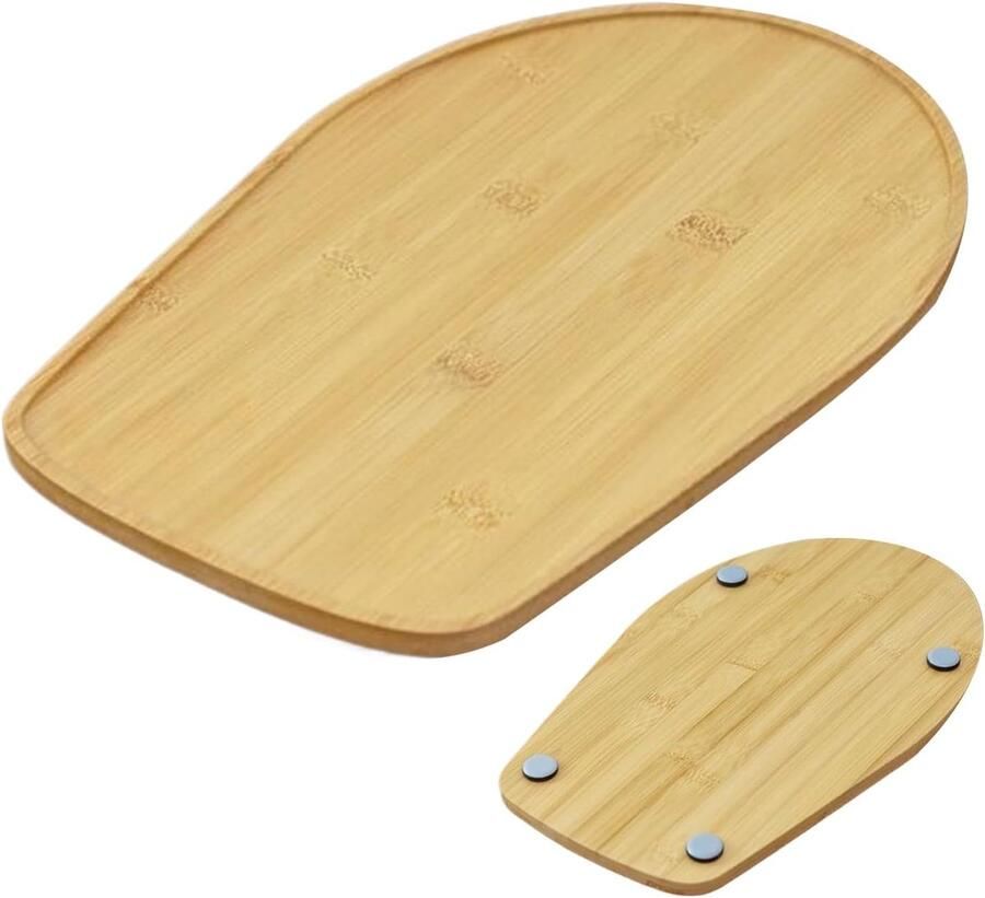 Schuifmat Mixer Keuken Accessoire Apparaat Verplaatsen Schokabsorberend Ontwerp 356 cm Breed Houtkleur