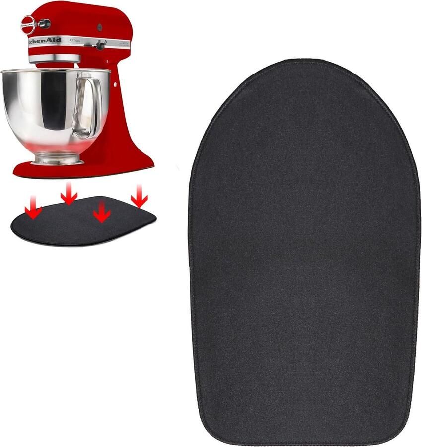 Schuifmat voor KitchenAid Keukenmachine Mixer Pad Schuifmat voor Stand Mixer KitchenAid Accessoires Mat Accessoires Compatibel met KitchenAid Mixer 4.3L 4.8L