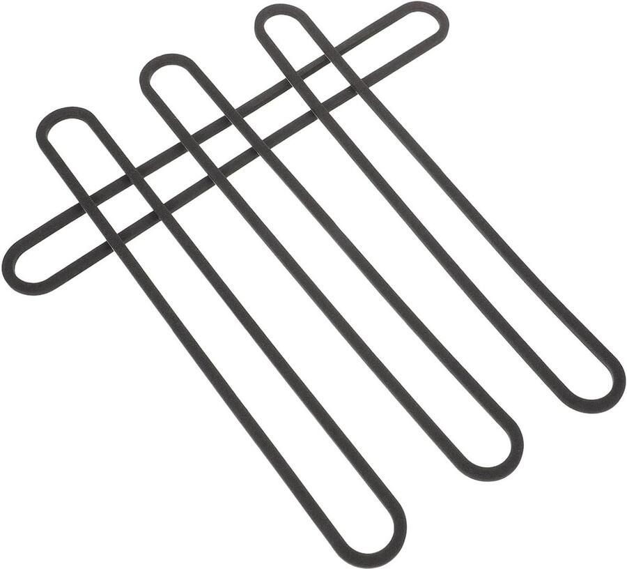 Schuim Pakkingen Vervangende Onderdelen Voedsel Vacuümsealen Luchtlekvrij Ontwerp 32x3.5x0.5 cm Zwart