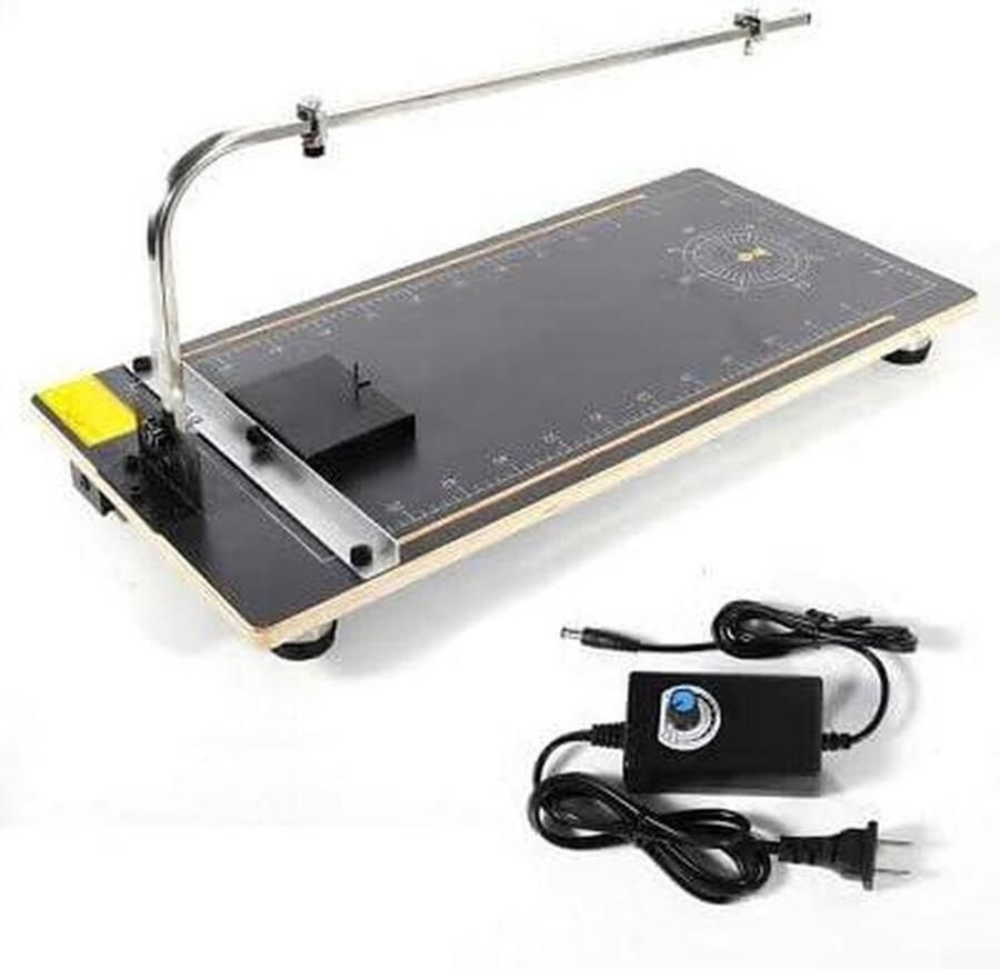 Schuim Snijmachine Hete Draad Materiaal Bewerken Temperatuur Instelbaar 20 cm Hoog Zwart