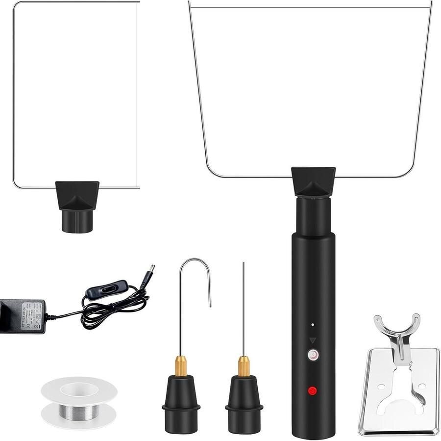 Schuimsnijder Elektrisch Hete Draad Snijder Modelbouw Knutselen 4-in-1 Set 200 Graden Grijs