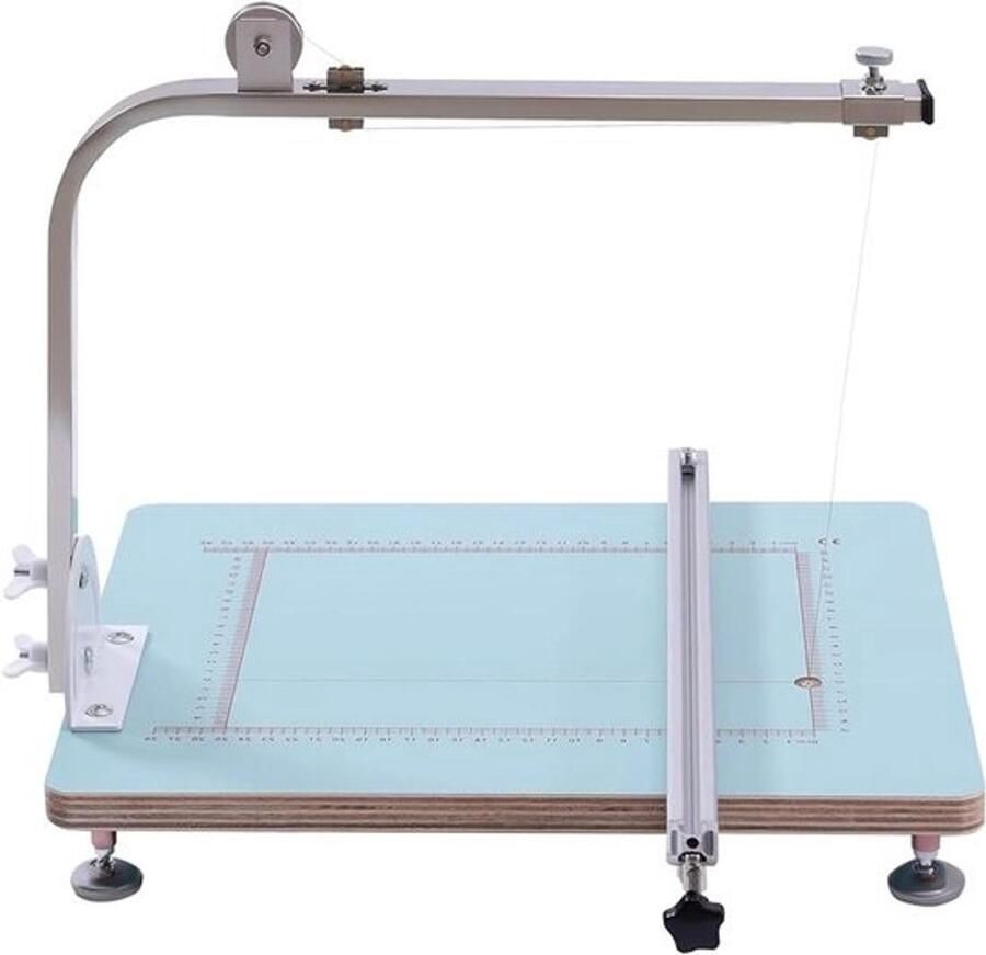 Schuimsnijder Tafelmodel Piepschuim Snijmachine Gloeidraad Precisie Snijden Instelbare Temperatuur 39x33 cm Werktafel Zwart