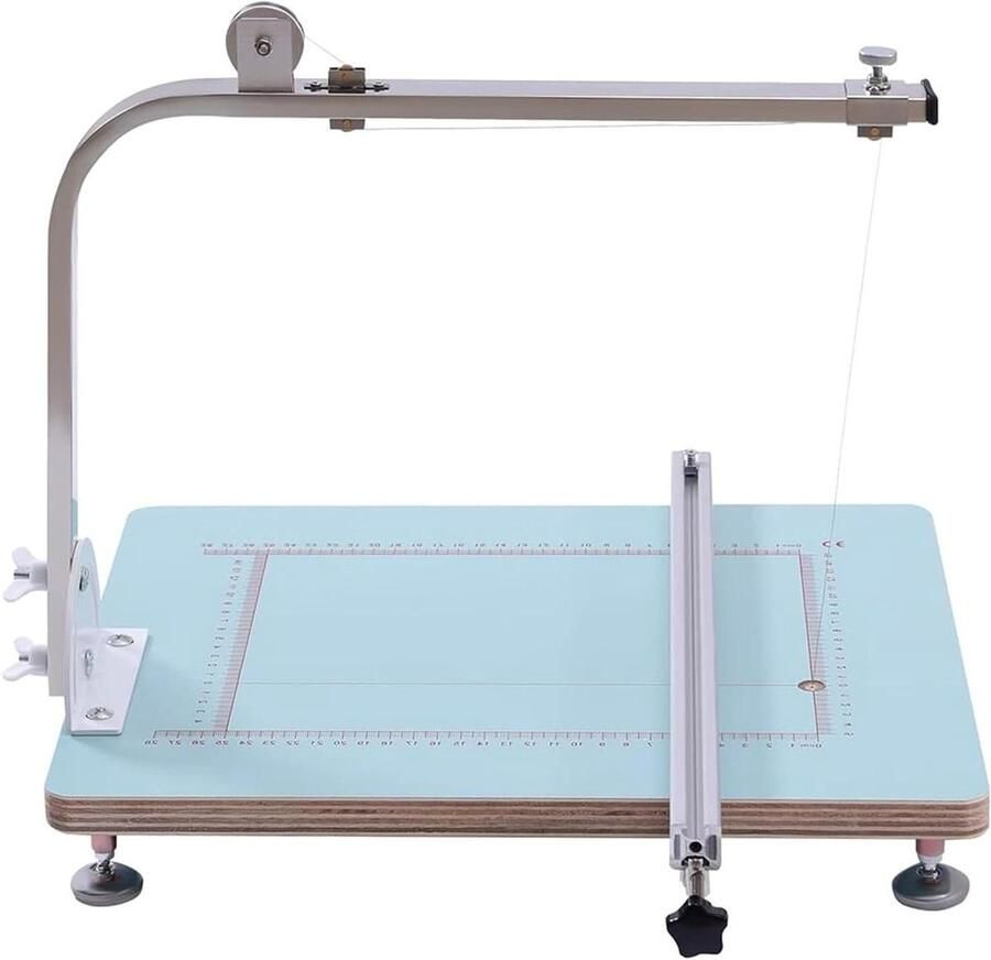 Schuimsnijder Tafelmodel Piepschuim Snijmachine Gloeidraad Precisie Snijden Instelbare Temperatuur 39x33 cm Werktafel Zwart