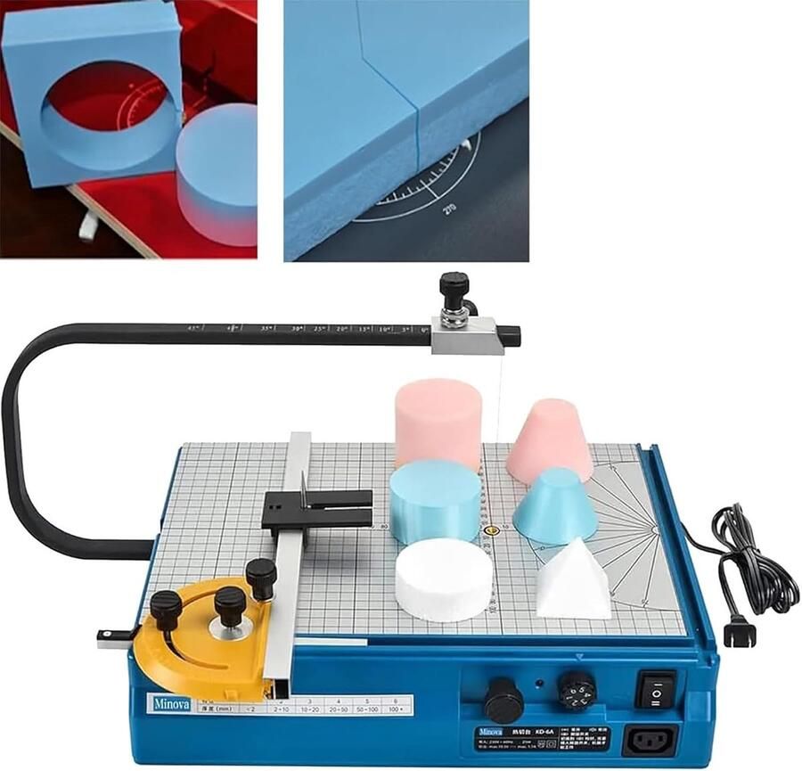 Schuimsnijmachine Hete draad snijder Modelbouw Verstelbare liniaal 14cm snijhoogte