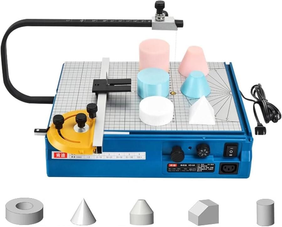 Schuimsnijmachine Hete draad snijder Precisie snijden Verstelbare hoek liniaal 14cm snijhoogte