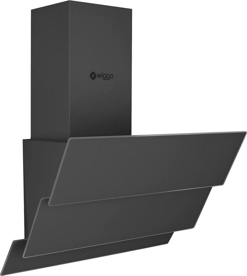 Schuine Afzuigkap 50 cm Grijs Triple Glas Efficiënt en Stijlvol