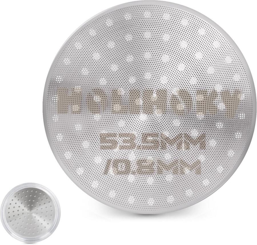 Screen 54 mm 0 8 mm dikke espresso zeef met acryl opbergdoos roestvrij staal 316 dubbel filter herbruikbare zeefdrager zeef voor zeefdrager 54 mm accessoires
