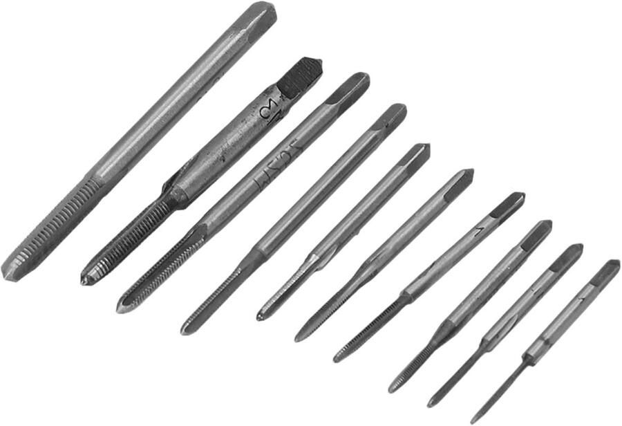 Screw Extractor Set Klein 10-delige Micro Taps Set voor Horloges Hoge Snelheid Staal Mini Draad Snijmachine voor Precisiewerk