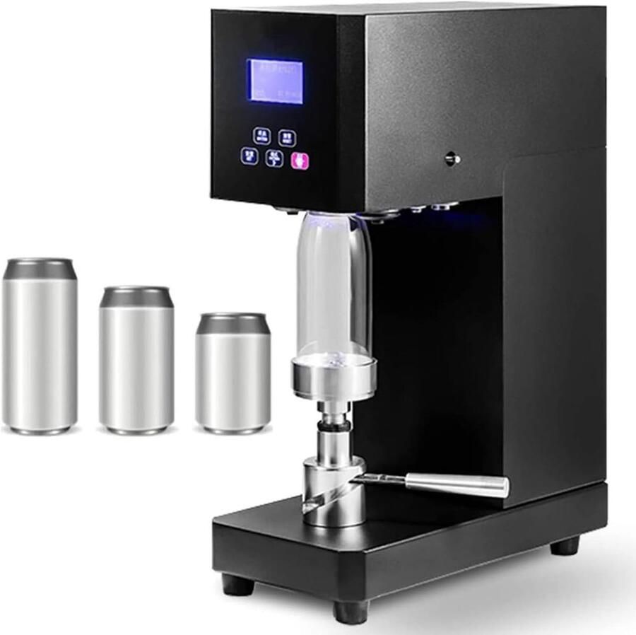 Sealer Machine Semi-automatisch Roestvrij staal Zwart 5.5cm 2.2inch 17.6cm Max Hoogte 220V Intelligente Verrichting