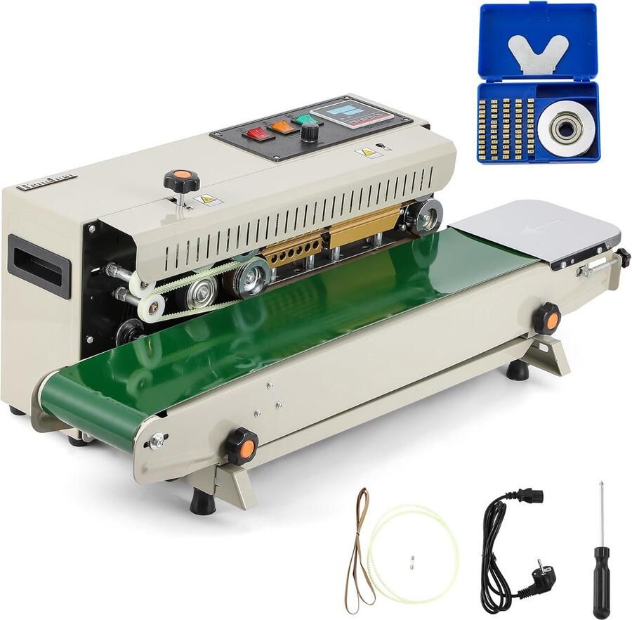 Sealing Machine Verpakkingsmachine Sluitmachine en Verpakken Automatisch Hete Lucht 18.5 Kilogram Zilver