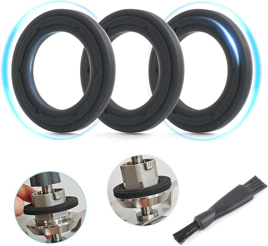 Sealing rings set voor keukenmachine 3 stuks vervangbare afdichtingen voorkomt lekkages ShopVlot
