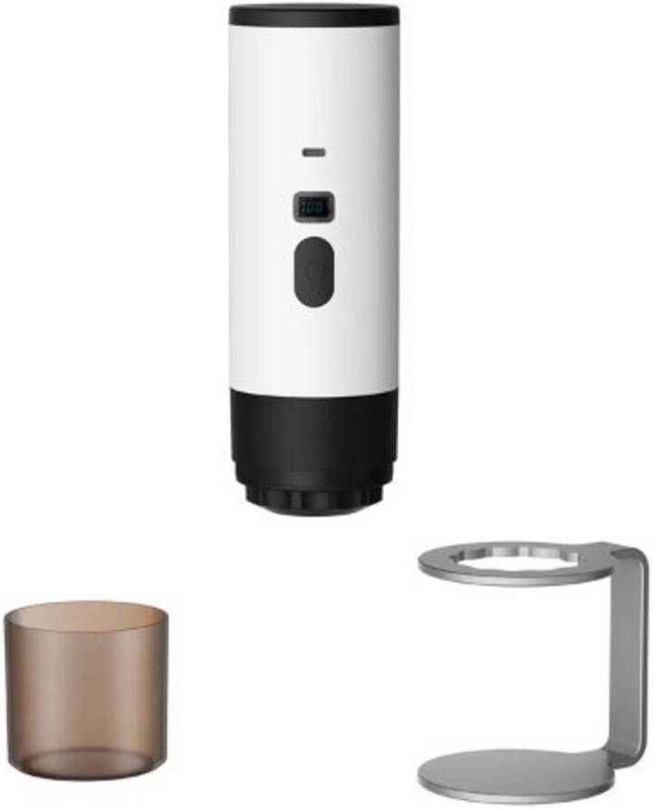 Serolux Draagbare Koffiezetapparaat 12 Volt 15 Bar Espresso Koffiezetapparaat Capsule Koffie Oplos Koffie Geschikt voor Nespresso Dolce Gusto en oploskoffie 60 ml Inclusief koffer 22 × 7 5 × 7 5 cm Groen - Foto 2