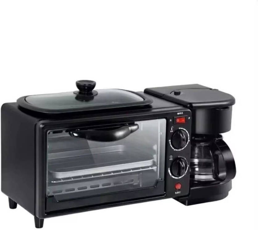 Serolux Broodroosters Broodrooster met tostiklemmen Touchbediening 1400W 6 bruiningsniveaus 4 sneetjes brood Roestvrijstalen 33 × 29 × 20 cm Zilver - Foto 2