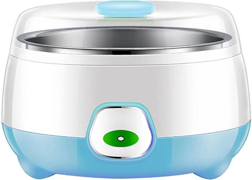 Serolux Yoghurtmaker Yoghurtmakers 8 glazen potten Roestvrij staal Temperatuurregeling 15W 240V LCD-display Timer 1.4 Liter Wit - Foto 2