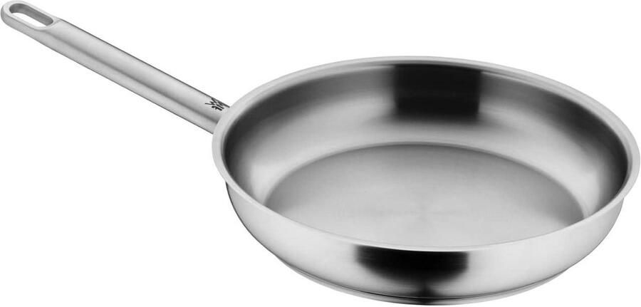 Serveer Braadpan Roestvrijstalen Pan Vlees Braden Gelijkmatige Warmteverdeling 28 cm Zilver