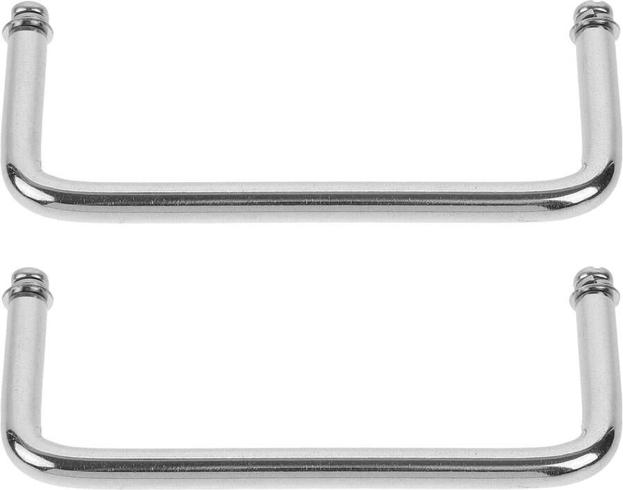 Serveergrepen RVS Warmhoudbak handvatten Buffet Serveren Universele Vervanging 14 cm Zilver