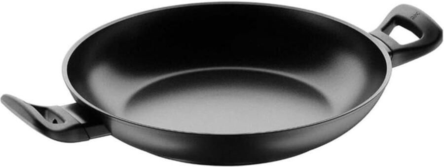 Serveerpan Kookpan Gerechten Bereiden Anti-aanbaklaag Inclusief Deksel 28 cm Zwart