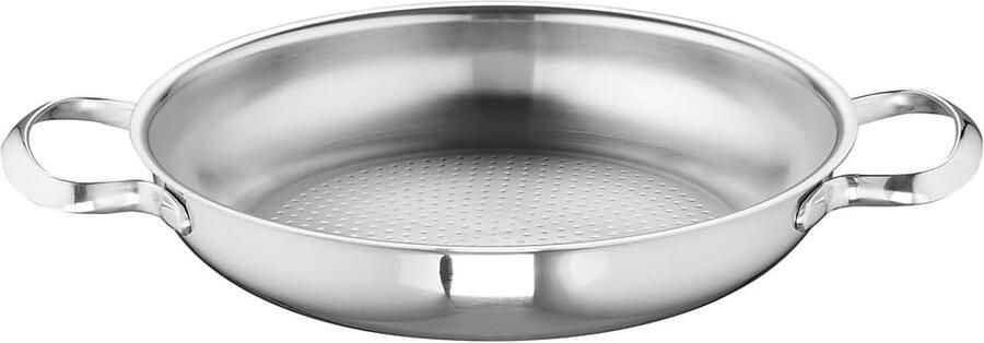 Serveerpan Kookpan Koken en serveren Voor alle warmtebronnen 24 cm Zilver