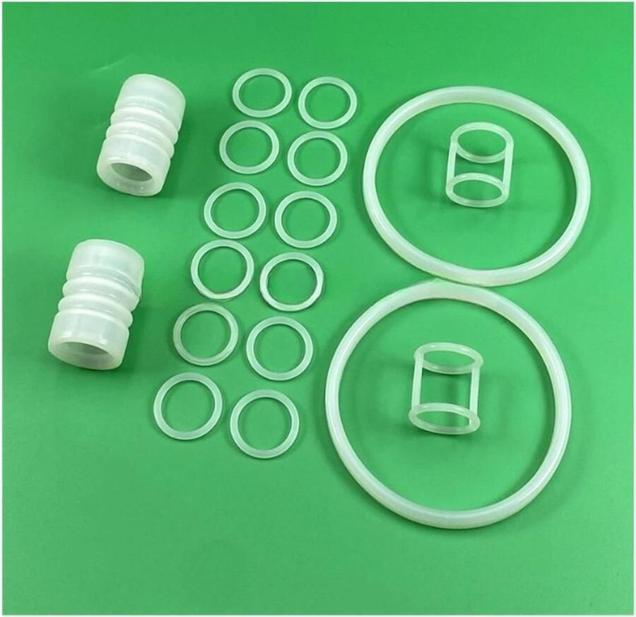 Set Afdichtringen Ijsmachine Onderdelen Softijs Machine Duurzaam Siliconen Compleet Assortiment Transparant