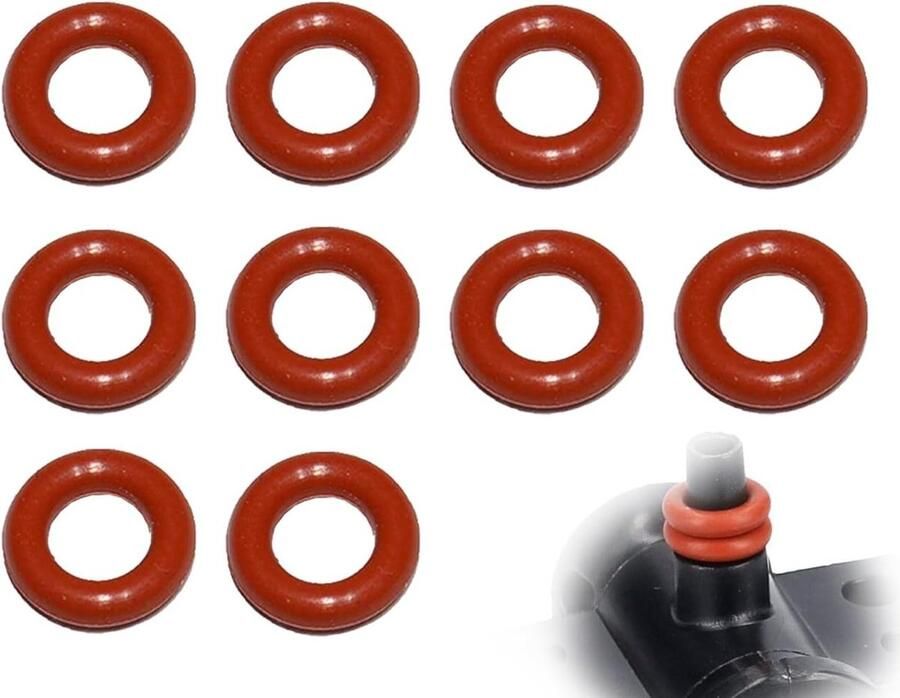 Set van 10 afdichtings O-ringen voor steunventiel stoomventiel en koffiezetgroep geschikt voor volautomatische koffiemachines