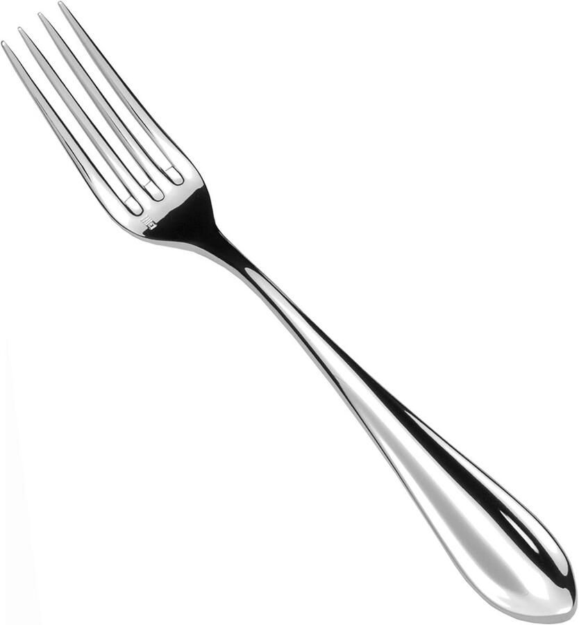 Set van 12 Roestvrijstalen Salade- en Dessertvorken (18 10)