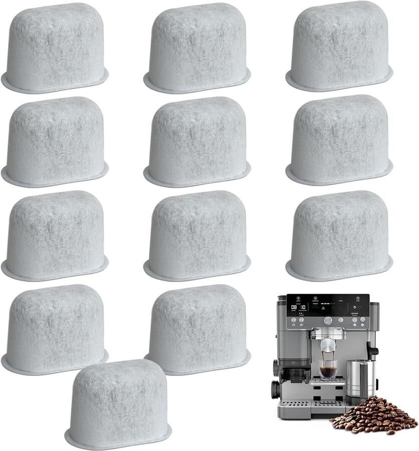 Set van 12 Waterfilter Invoegen voor Koffiefilters Vervangingsfilters voor Luxe Koffiemachines Geschikt voor Keurig 1.0 en 2.0 Ideaal voor Koffie en Thee
