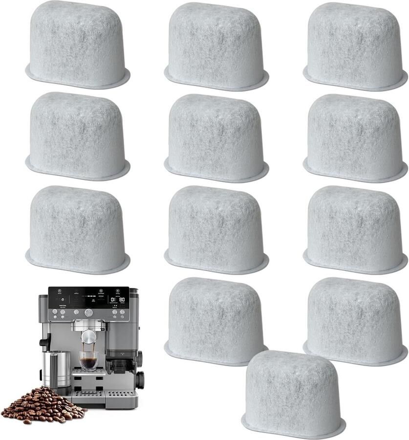 Set van 12 Waterfilter Invoegen voor Koffiezetapparaten Geschikt voor Ninja Luxe Café en Keurig Ideaal voor Koffie Accessoires en Vervangingen
