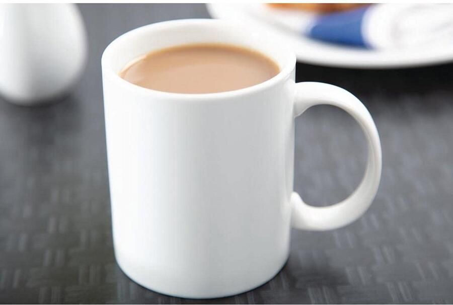 Set van 12 Witte Koffiemokken Standaard Model 30cl - Foto 3