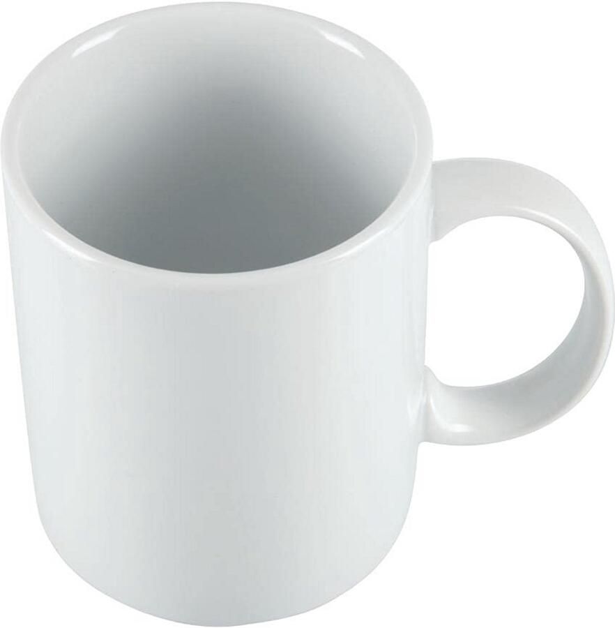 Set van 12 Witte Koffiemokken Standaard Model 30cl