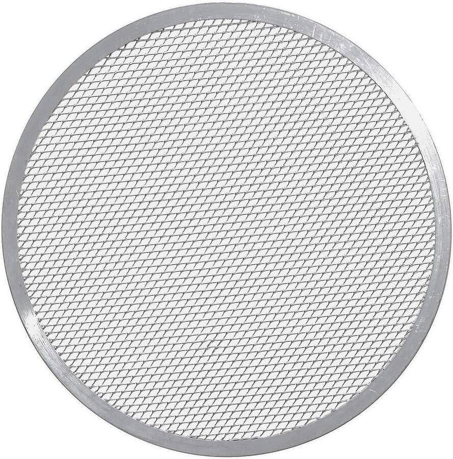 Set van 2 Aluminium Pizzanetten voor Oven en Pizzaoven Hittebestendig Pizzarooster 36 cm
