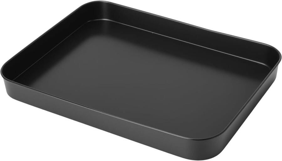 Set van 2 Antiaanbak Bakplaten 24.5 x 18.5 cm met Siliconen Kwast Ideaal voor Taarten en Gebak Duurzaam en Makkelijk Schoon te Maken Bakaccessoires voor de Oven