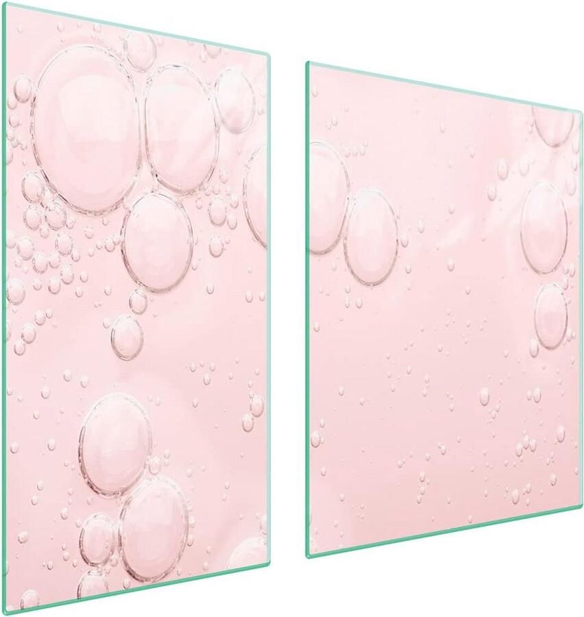 Set van 2 Glazen Kookplaat Afdekplaten (90x52 cm) Krasbestendig & Hittebestendig