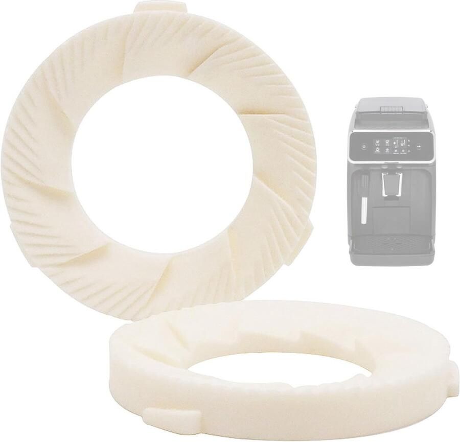 Set van 2 keramische maalschijven voor Philips Saeco Gaggia nauwkeurig vervaardigde keramische maalringen voor maalmotor koffiemachines EP-serie reserveonderdelen voor
