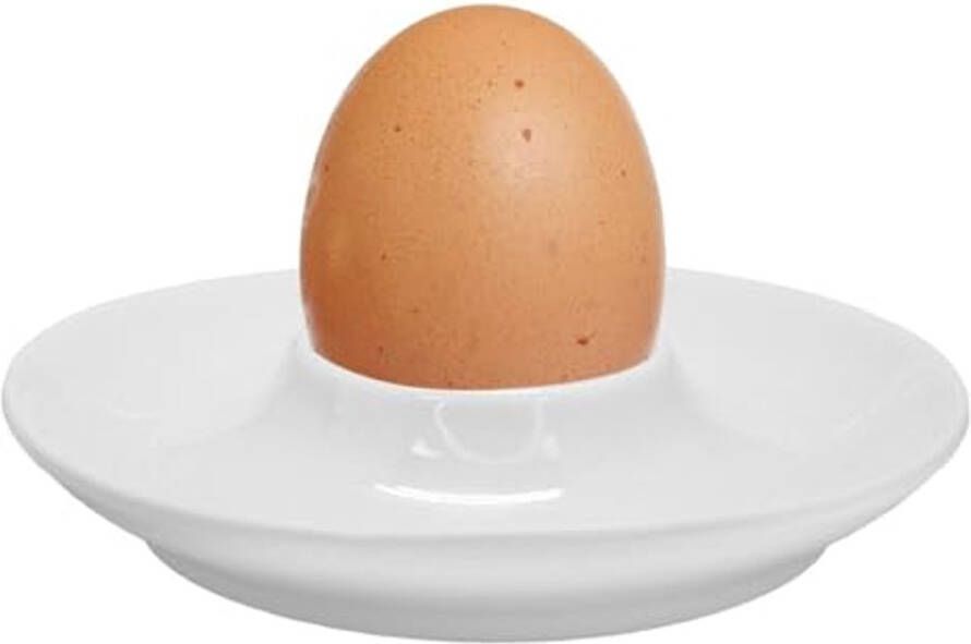 Set van 2 Klassieke Porseleinen Eierhouders Elegant en Duurzaam Design voor Elke Tafel