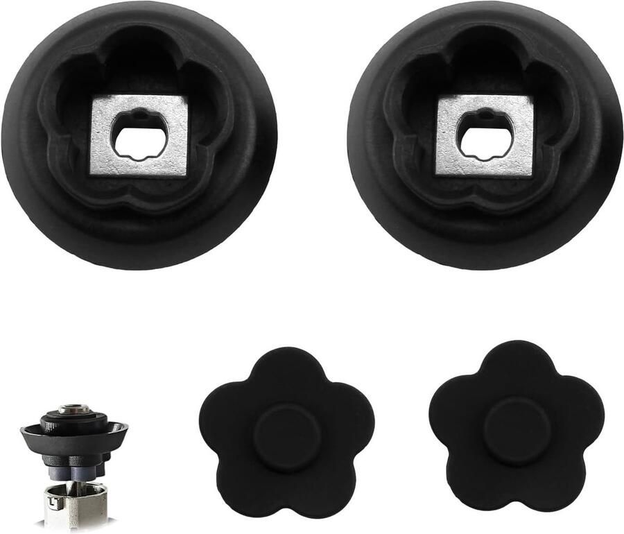 Set van 2 Koppelingen voor Monsieur Cuisine Connect en Smart Hoogwaardige Accessoires en Vervangonderdelen van Nylon Geschikt voor Keukenmachines