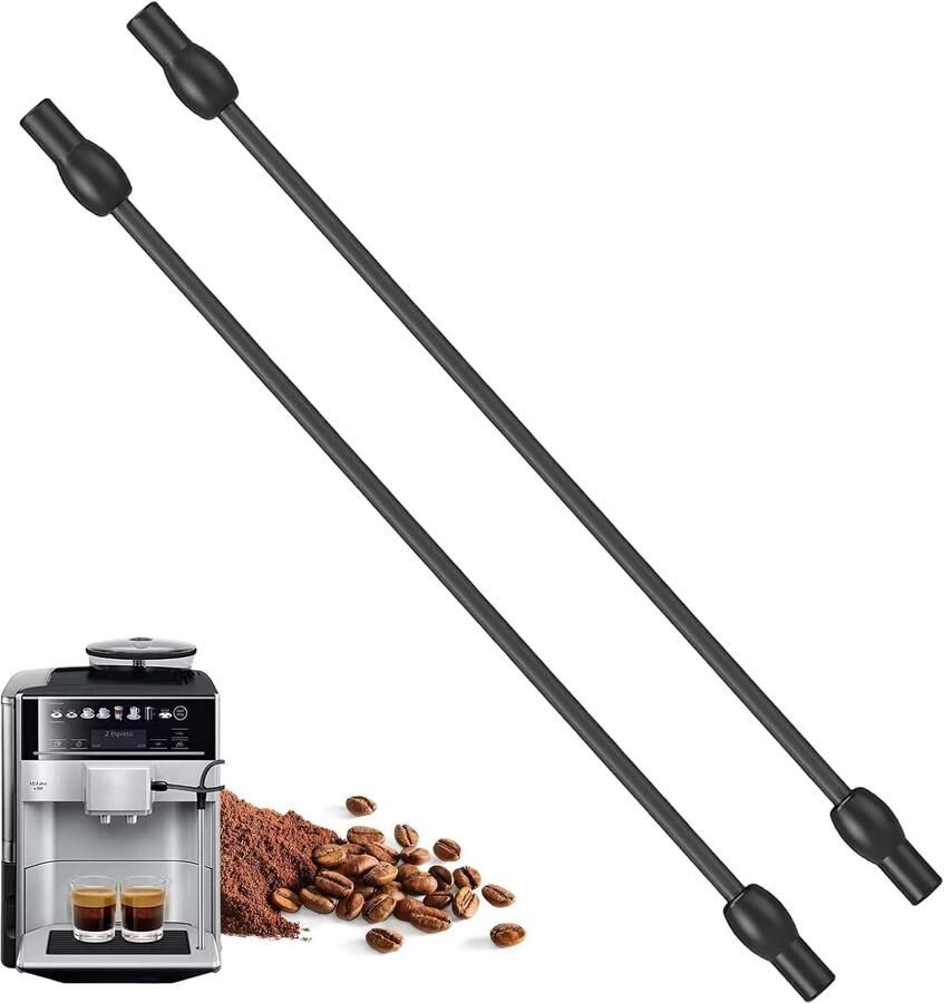 Set van 2 Melkslangen voor EQ6 Plus S700 EQ7 Vervangslangen voor Volautomatische Koffiemachines Hoogwaardige Siliconen Geschikt voor EQ6 Serie 300 500 700 Koffiezetapparaten