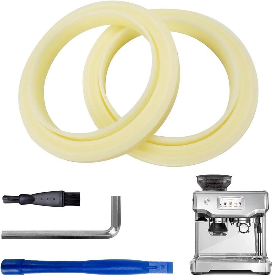 Set van 2 O-Ringen voor Koffiemachines Vervangingsonderdelen voor Barista Express en Breville BES875UK Verbeter de Afdichting en Prestatie