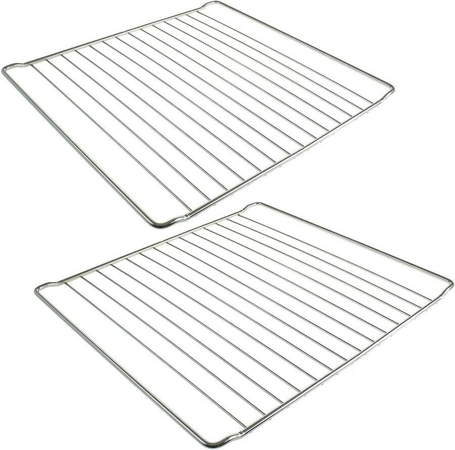 Set van 2 Ovenroosters voor Grill en Bakoven 397 x 365 mm