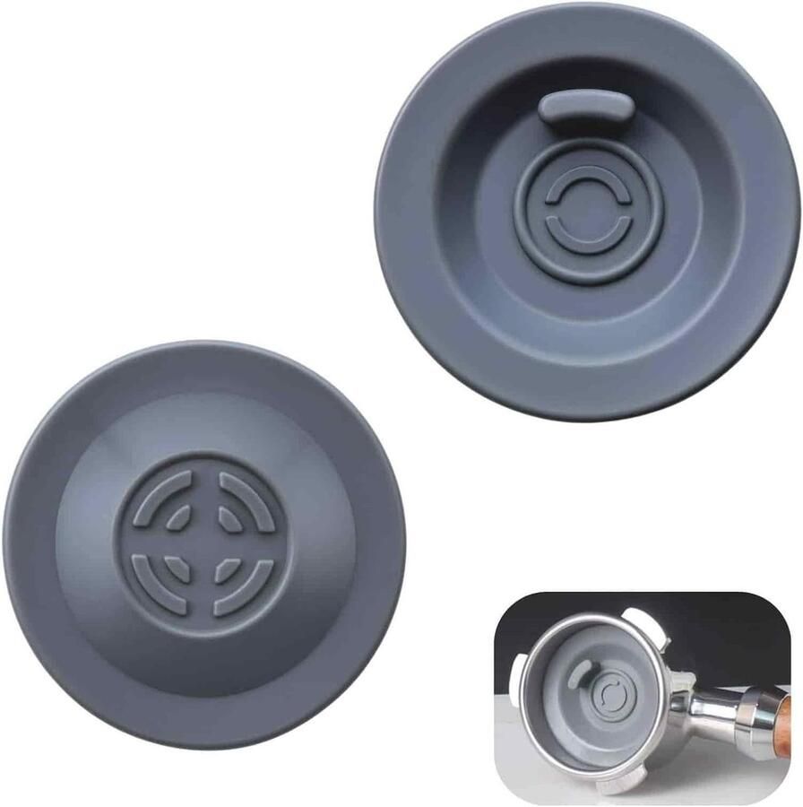 Set van 2 Reinigingsschijven van 54 mm Reinigingstabletten voor Espresso Machines Filterdrager Accessoire Geschikt voor Merken