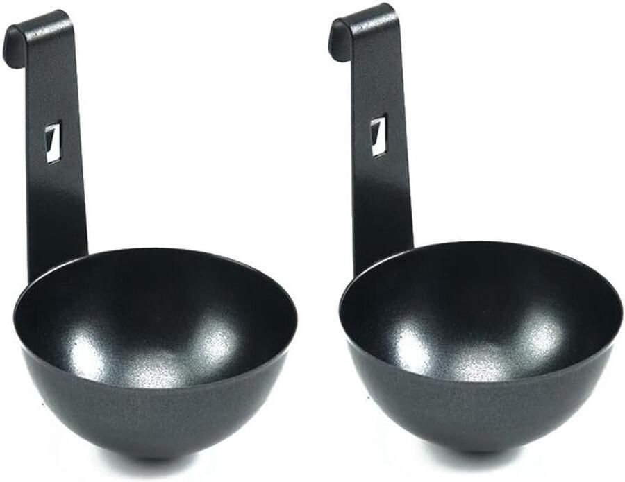 Set van 2 RVS Eieren Poacher Cups voor Perfect Gekookte Eieren in Magnetron Eieren Koken Eieren Maken Keukenaccessoires
