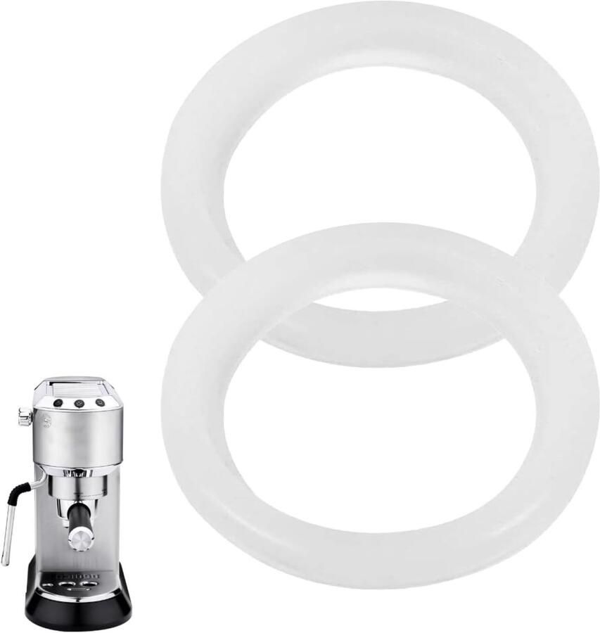 Set van 2 Siliconen Afsluitringen voor Koffiemachines Warmtebestendige Kettle Seal Duurzame Vervangingen voor EC680 EC685 EC820 EC850 en EC860