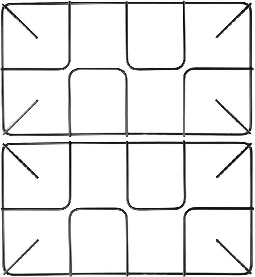 Set van 2 Universele Steunen voor Gas Kookplaat en Oven (455x220mm Klein)